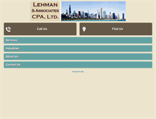 Tablet Screenshot of lehmancpa.com